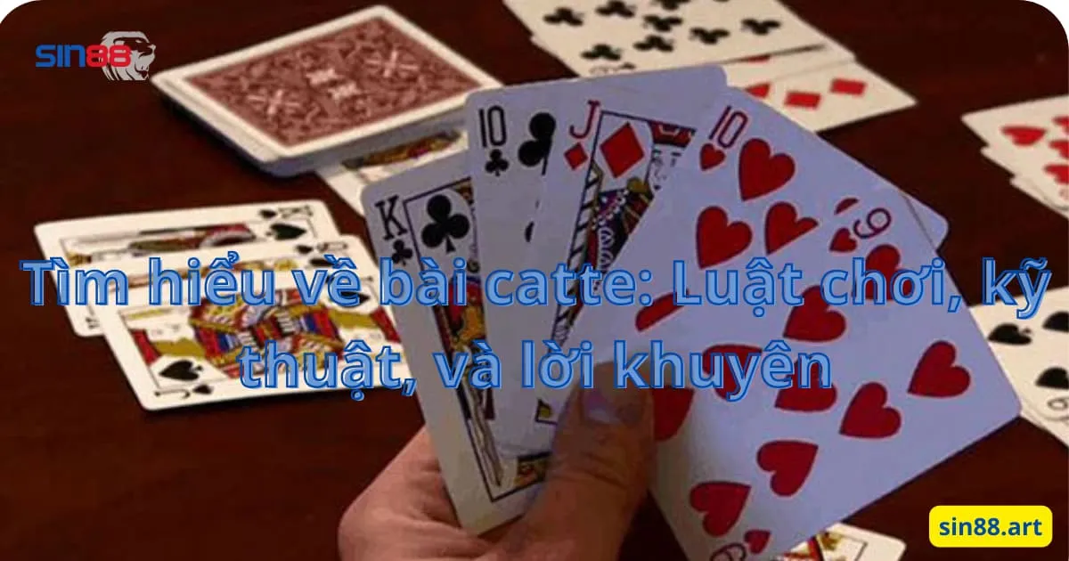 Tìm hiểu về bài catte: Luật chơi, kỹ thuật, và lời khuyên 1 Tìm hiểu về bài catte: Luật chơi, kỹ thuật, và lời khuyên